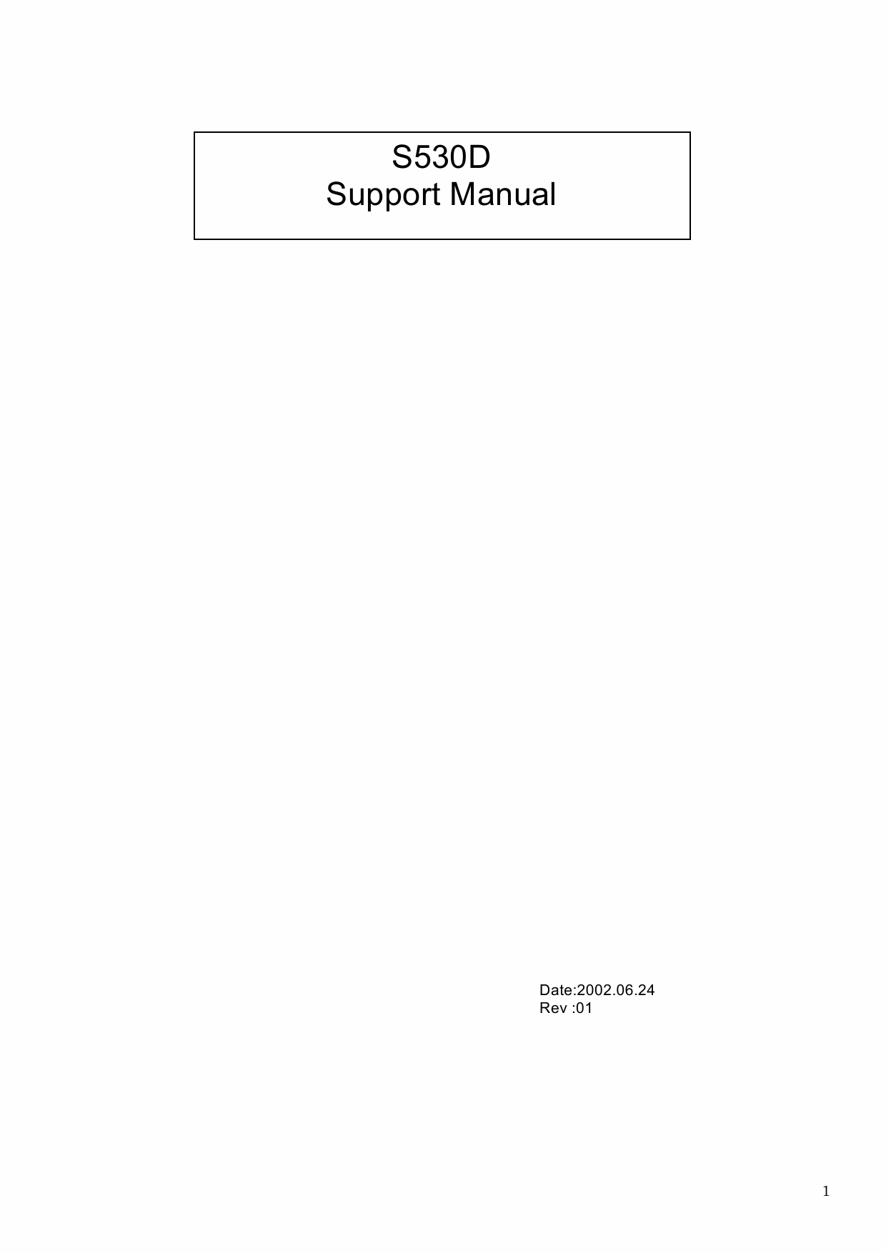 Canon PIXUS S530D Service Manual-1